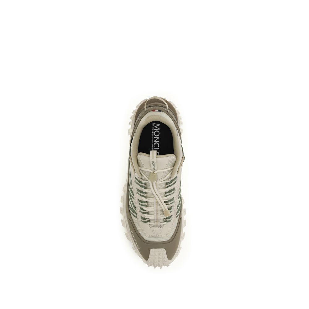 Moncler Trailgrip GTX Athletic Sneakers in Beige Polyamide