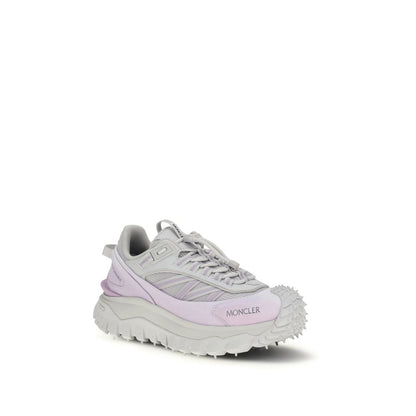 Moncler Grenoble Purple Polyamide Athletic Sneakers