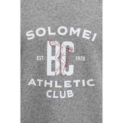 Brunello Cucinelli Gray Cotton Sweatshirt