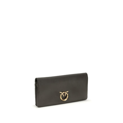 PINKO Love Medium Clutch Bag - Bicolor Calf Leather