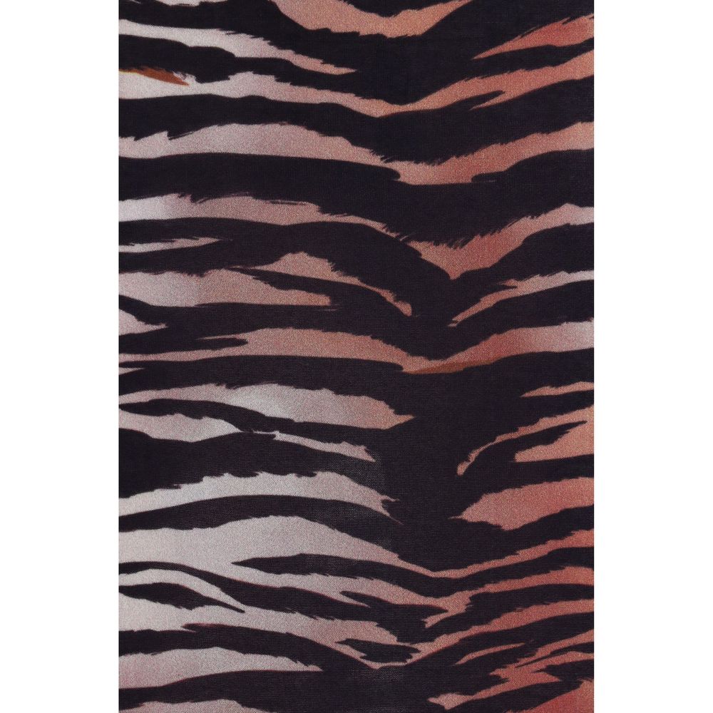 PINKO Multicolor Cotton Casual Dress - Tiger Print