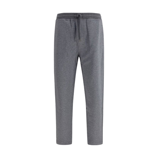 Brunello Cucinelli Gray Cotton Joggers - Luxury Comfort Redefined