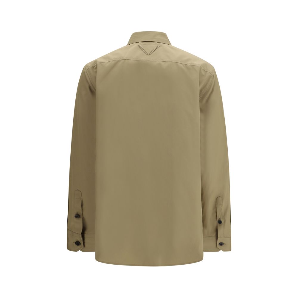Prada Beige Cotton Poplin Shirt