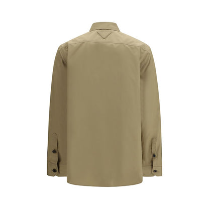 Prada Beige Cotton Poplin Shirt