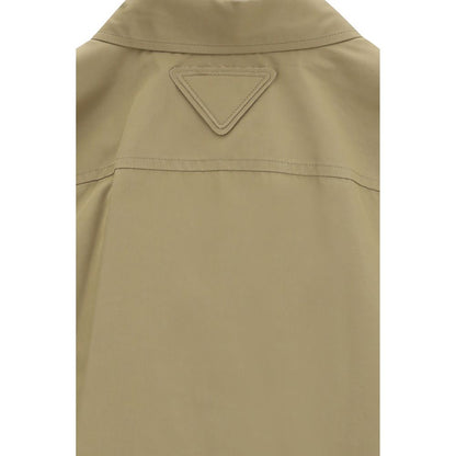 Prada Beige Cotton Poplin Shirt