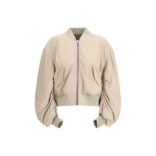 Rick Owens Secchia Flight Bomber Leather Jacket