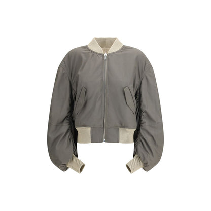 Rick Owens Secchia Flight Bomber Leather Jacket