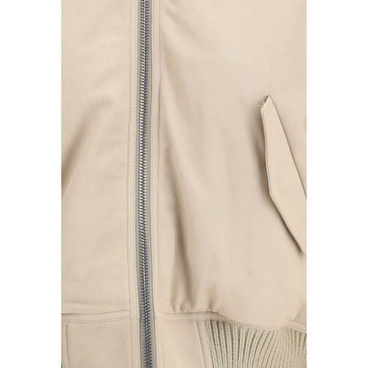 Rick Owens Secchia Flight Bomber Leather Jacket