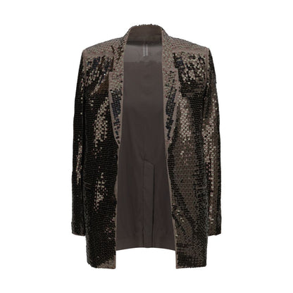 Rick Owens Concordian Embroidered Single-Breasted Jacket