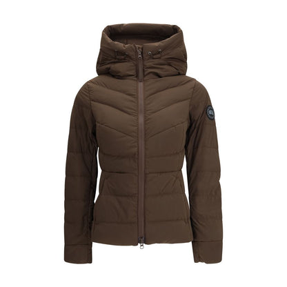 Canada Goose Clair Jacket Black Label - Brown Nylon Coat