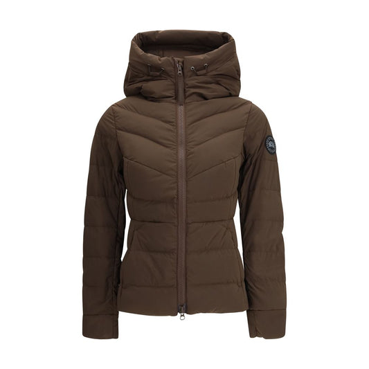 Canada Goose Clair Jacket Black Label - Brown Nylon Coat