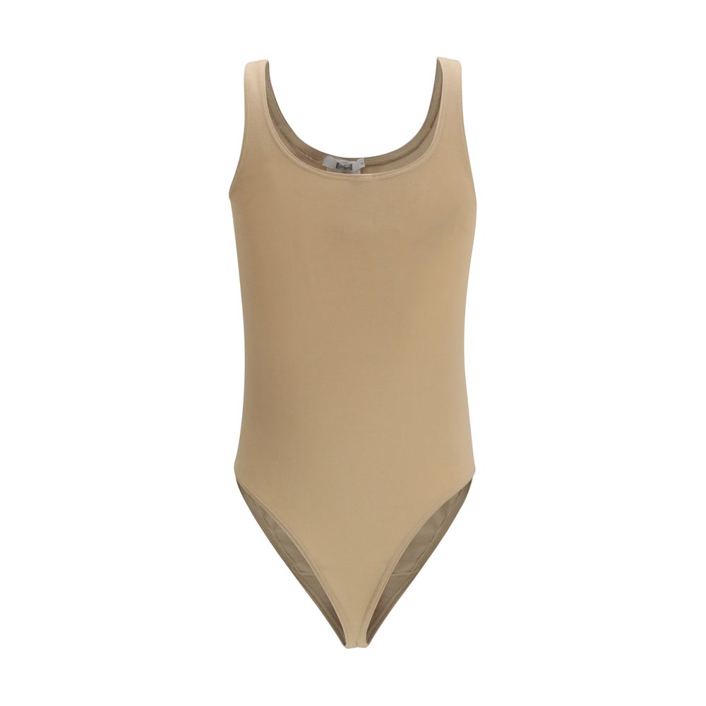 Wolford Beige Cotton Bodysuit - Jamaika Body