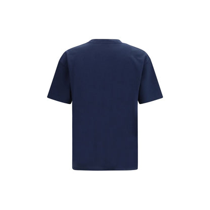 Saint Laurent Blue Oversize Cassandre Piqué T-Shirt