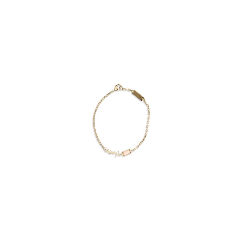 Saint Laurent Cassandre Gold Metal Bracelet