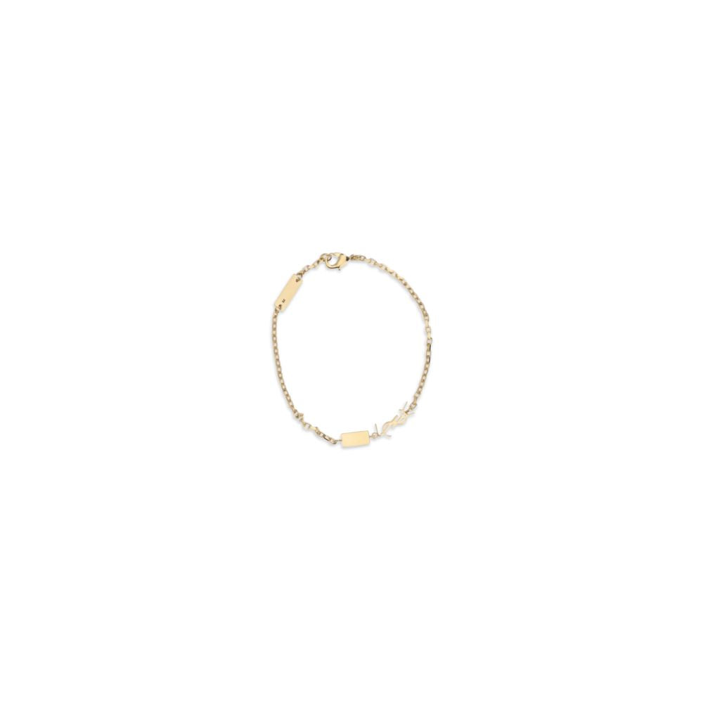 Saint Laurent Cassandre Gold Metal Bracelet