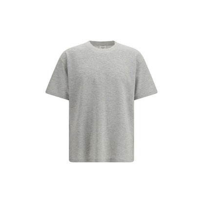 Saint Laurent Oversize Cassandre Piqué T-Shirt in Grey