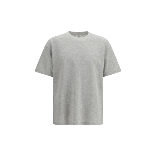 Saint Laurent Oversize Cassandre Piqué T-Shirt in Grey