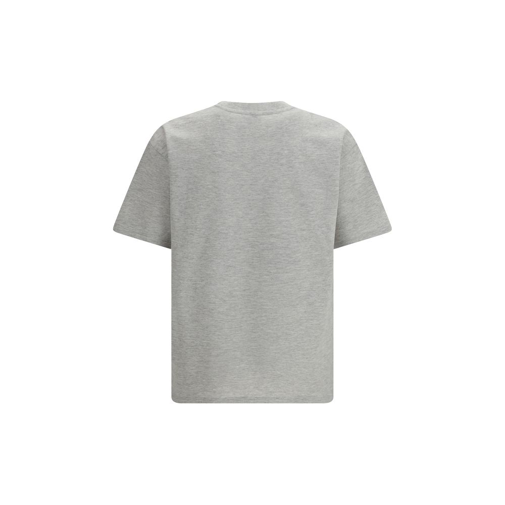 Saint Laurent Oversize Cassandre Piqué T-Shirt in Grey