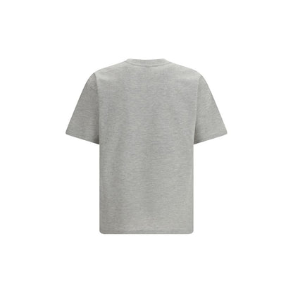 Saint Laurent Oversize Cassandre Piqué T-Shirt in Grey