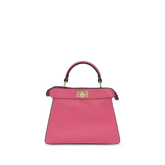 Fendi Pink Calf Leather Bos Taurus Peekaboo ISeeU Petite Shoulder Bag