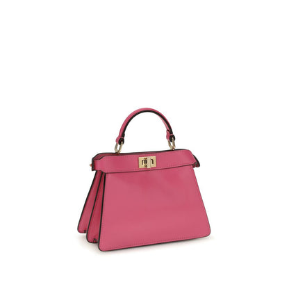 Fendi Pink Calf Leather Bos Taurus Peekaboo ISeeU Petite Shoulder Bag