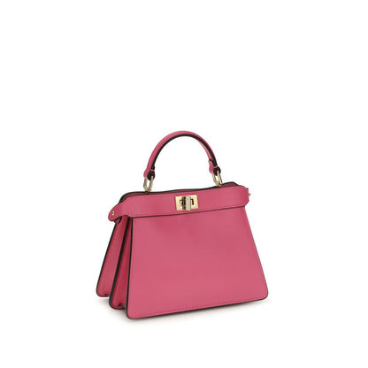 Fendi Pink Calf Leather Bos Taurus Peekaboo ISeeU Petite Shoulder Bag