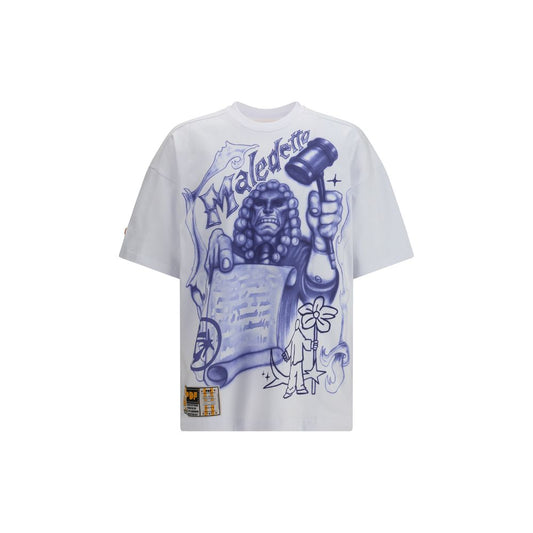PDF Channel White Cotton T-Shirt - Contemporary Elegance Redefined