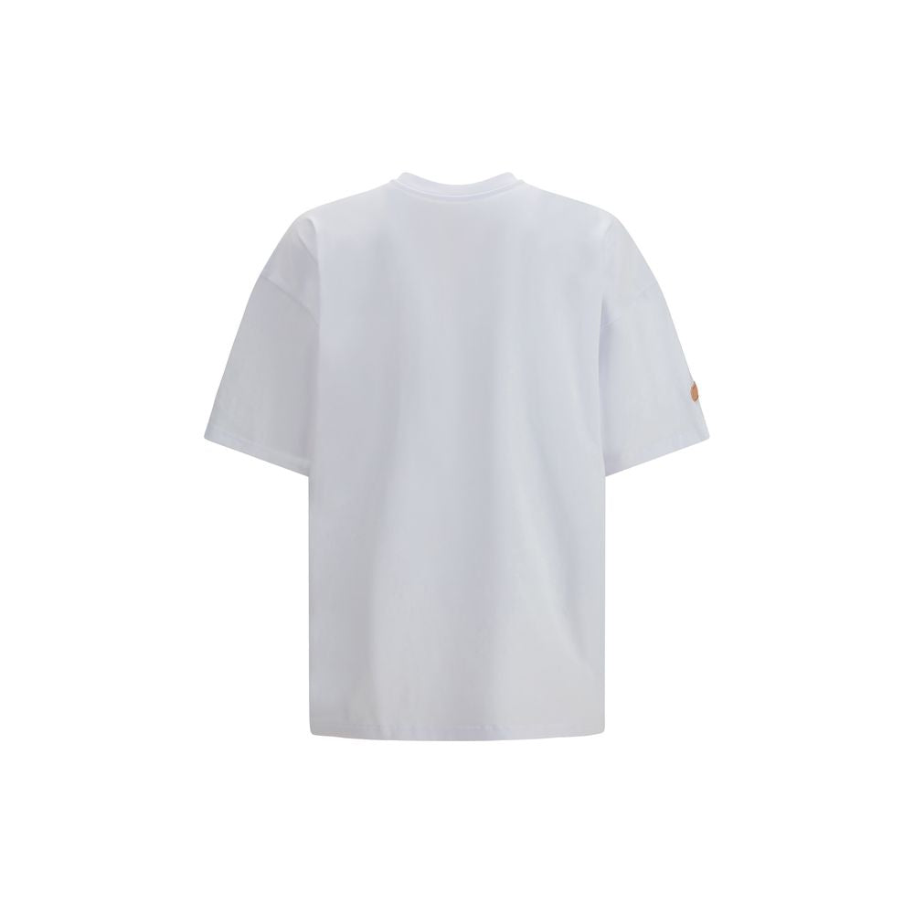 PDF Channel White Cotton T-Shirt - Contemporary Elegance Redefined