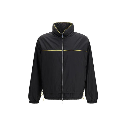 Fendi Black Reversible Windbreaker Shell Jacket