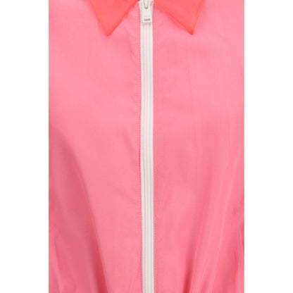 Fendi Pink Blouson Bomber Jacket