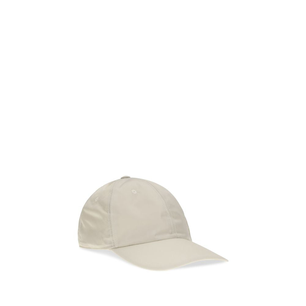 Fendi Beige Nylon Baseball Cap