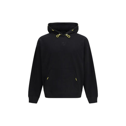 Fendi Black Cotton Hooded Sweatshirt