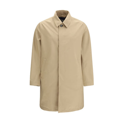 Herno Beige Polyester Trench Coat - Timeless Elegance