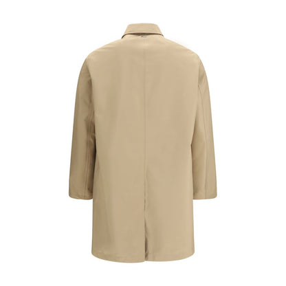 Herno Beige Polyester Trench Coat - Timeless Elegance