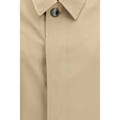 Herno Beige Polyester Trench Coat - Timeless Elegance