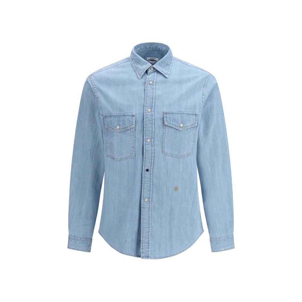 Jacob Cohen Blue Denim Shirt - Elegant and Versatile