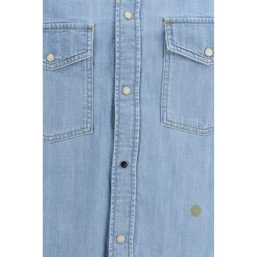 Jacob Cohen Blue Denim Shirt - Elegant and Versatile