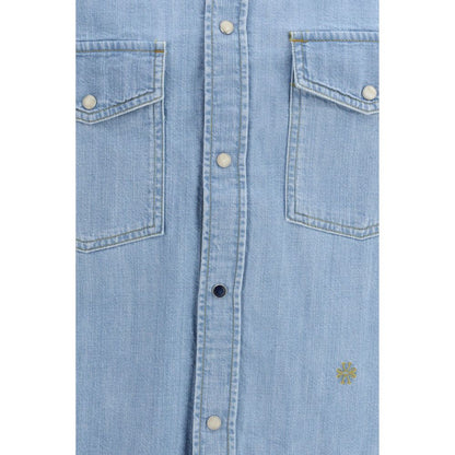Jacob Cohen Blue Denim Shirt - Elegant and Versatile