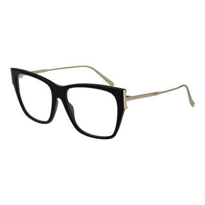 Tod's Women's Black Acetate Glasses – Rectangle Full-Rim Frames
