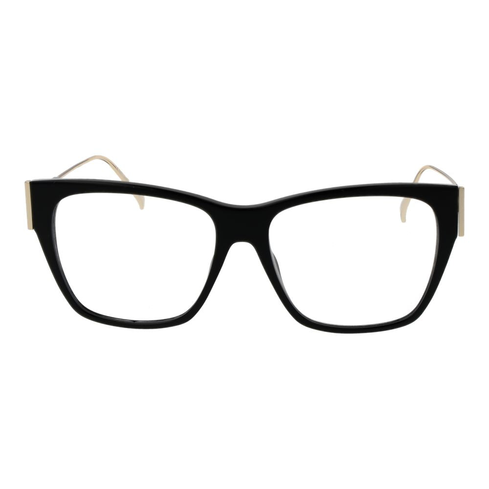 Tod's Women's Black Acetate Glasses – Rectangle Full-Rim Frames