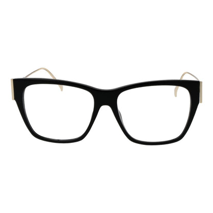 Tod's Women's Black Acetate Glasses – Rectangle Full-Rim Frames