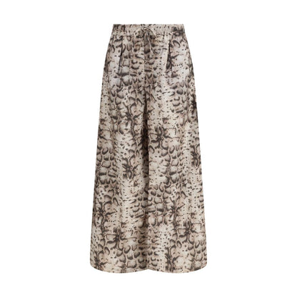 PINKO Gussola Multicolor Cotton Casual Pants