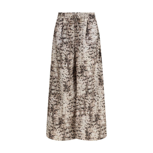 PINKO Gussola Multicolor Cotton Casual Pants