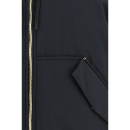 Moose Knuckles Black Nylon Bomber