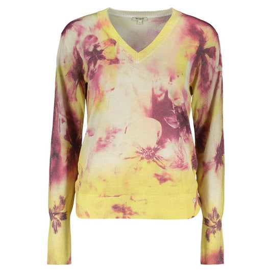 Desigual Giallo Viscosa Women's Sweater - Bratislava Tank Top in Violet