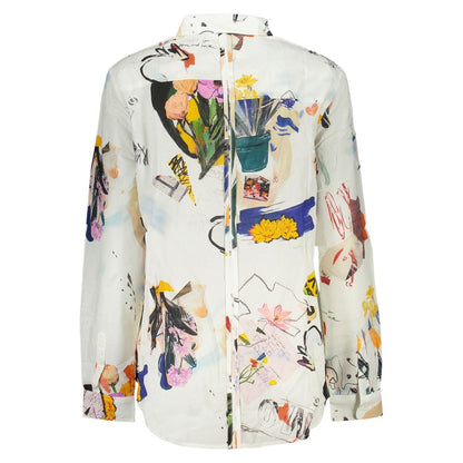 Desigual White Cotton Women Shirt - Mila