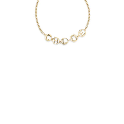 Chloé Gold Brass Bracelet - Elegance Redefined