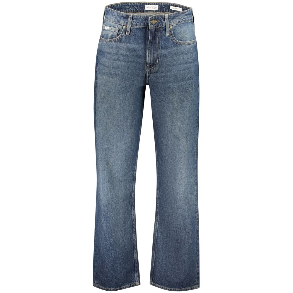 Guess Jeans Blu Cotton Men's Jeans – Relaxed Fit, Trendy Style