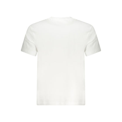 Guess Jeans Bianco Cotton Men T-Shirt - A Chic Staple for Your Wardrobe