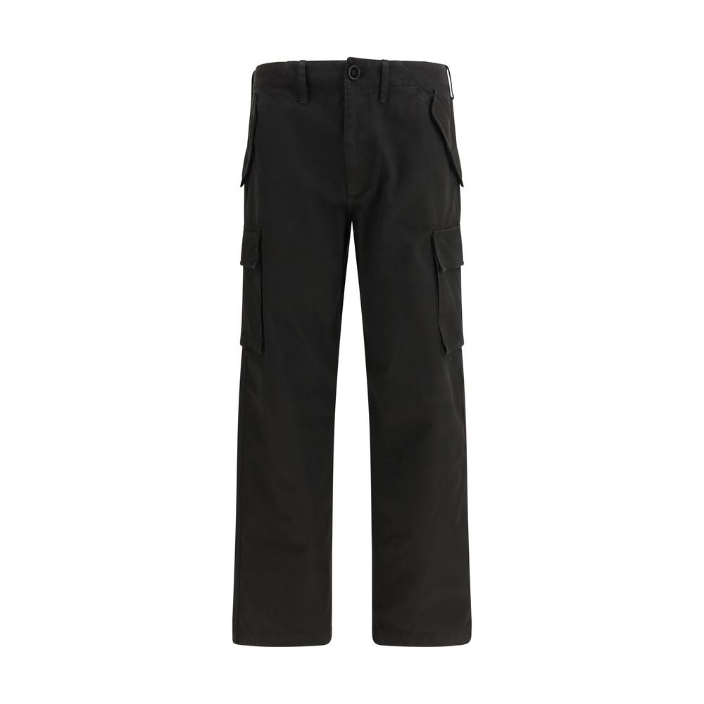 Burberry Black Cotton Cargo Pants IT48 | M